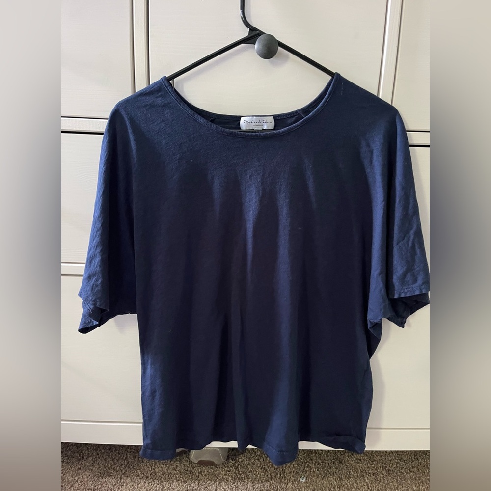 EUC Michael stars flutter sleeve tee